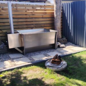 Stainless steel Tub with internal or external kettle